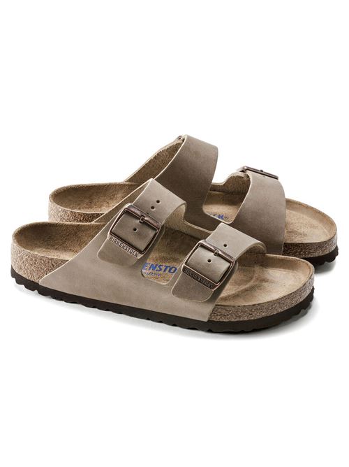 ARIZONA PELLE OLEATA TABACCO BIRKENSTOCK | 552813ITABACCO BROWN